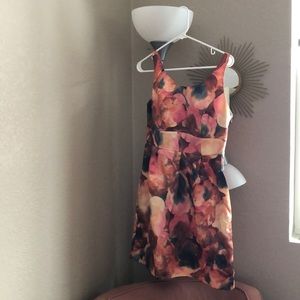 Merona classic dress with painterly print!